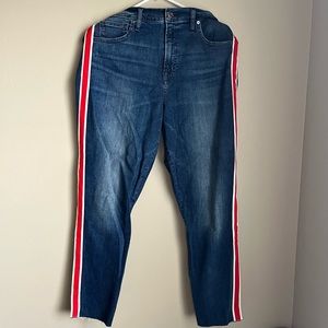 GAP Jeans Red Stripes